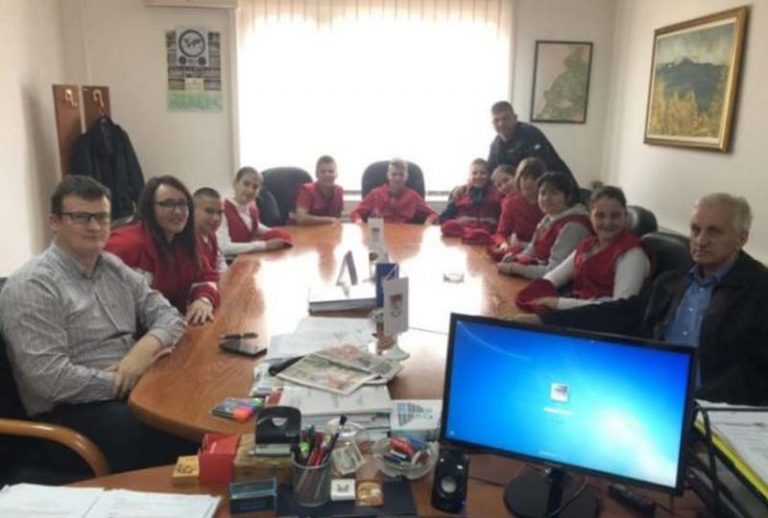 Пријем за секцију Прве помоћи Црвеног крста