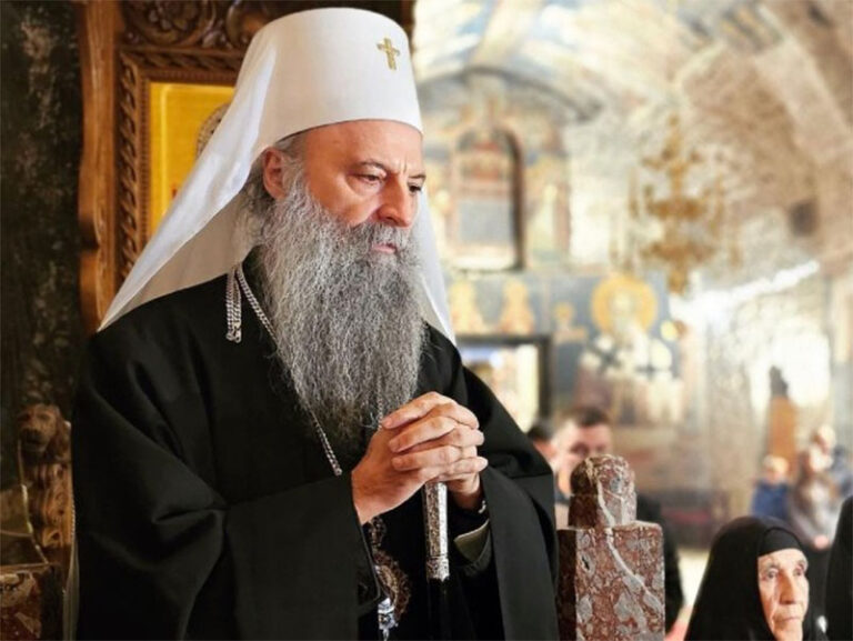 Патријарх Порфирије: Гријех је узрок сваке болести људског рода